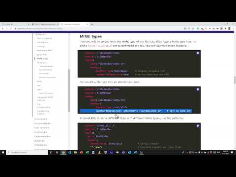 Gramex FileHandler MIME Types
