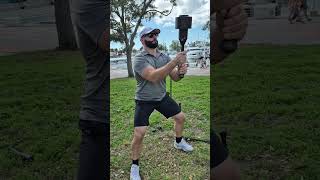 First Time Doing 30Lb Steel Club Squat Cleans Macefit