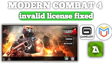 How To Fixed Modern Combat 4 - Invalid license Fixed | With Virtual Master