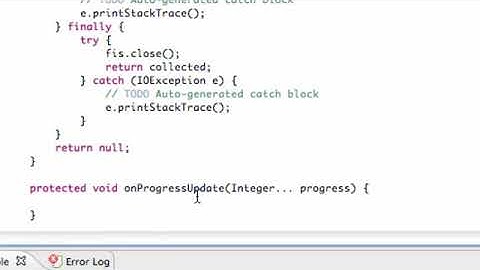 ProgressDialog Example