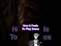 How it Feels to play as Grace #re9 #residentevil #shorts