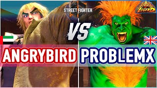 SF6 🔥 Angrybird (Ken) vs ProblemX (Blanka) 🔥 SF6 High Level Gameplay