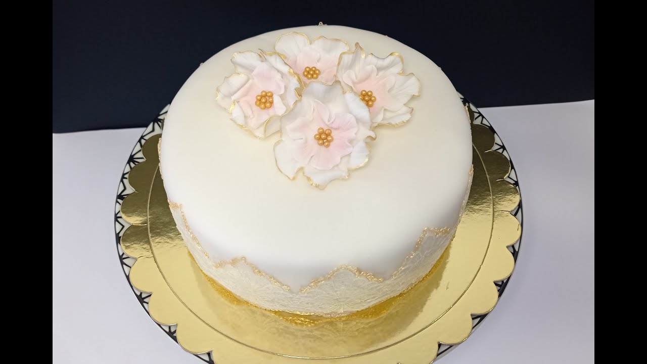 Cómo hacer flores de fondant flores fondantflowers fondant 