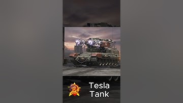 TESLA TANK Red Alert 2 Soviet unit ⚡ #shorts #gaming