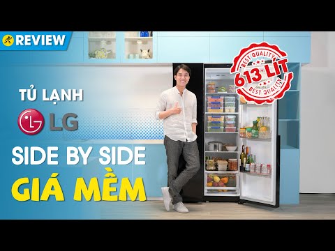 Tủ lạnh LG: dung tích khủng, giá rẻ, dễ dùng, tiết kiệm điện (GR-B247WB) • Điện máy XANH