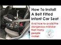 Is your baby's infant car seat fitted correctly?? Please watch this video to make sure!