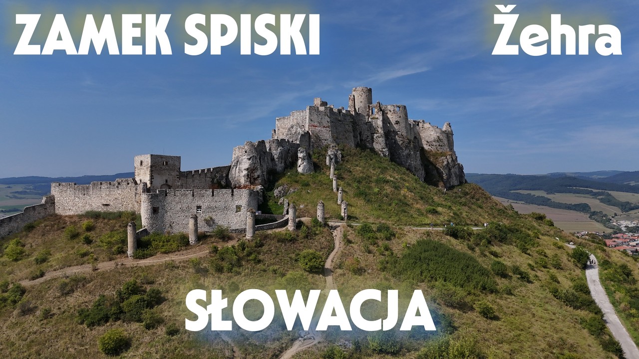ZAMEK SPISKI (Słowacja, kraj koszycki, pow, Spiska Nowa Wieś) okiem drona