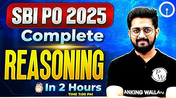 SBI PO Prelims 2025 | Complete Reasoning | SBI PO Reasoning Marathon | Reasoning by Sachin Sir