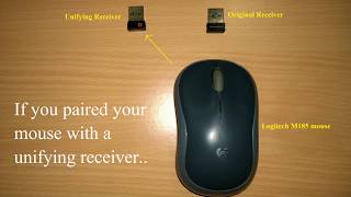 det er alt ekstensivt Fremmedgøre Logitech Mouse - Pairing with Original Non-Unifying Receiver - YouTube