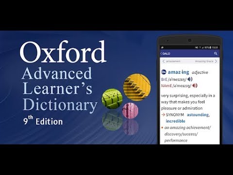 Oxford Advance Learner Dictionary 2018