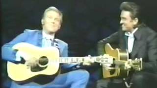 Video thumbnail of "Johnny Cash & Hank Williams Jnr - Just Waitin'"