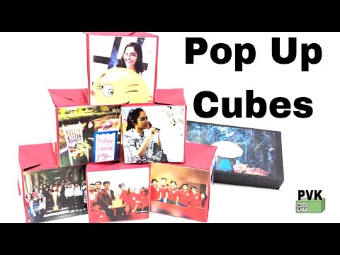 POP UP CUBES IN A BOX | EXPLODING CUBES | DIY CRAFT | Post 73