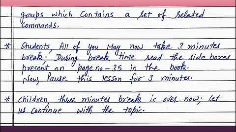 COMPONENTS OF MS   WORD 2010, Class 3, Computers
