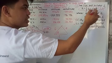 Computing Area of the Lot using Triangles