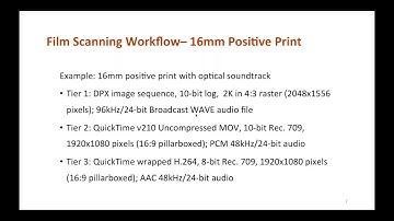 AMIA Online | Digital Formats - Film Workflows (7 of 8)