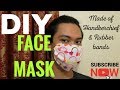 DIY Face Mask Made of Handkerchief and Rubber Bands | Jona YTC