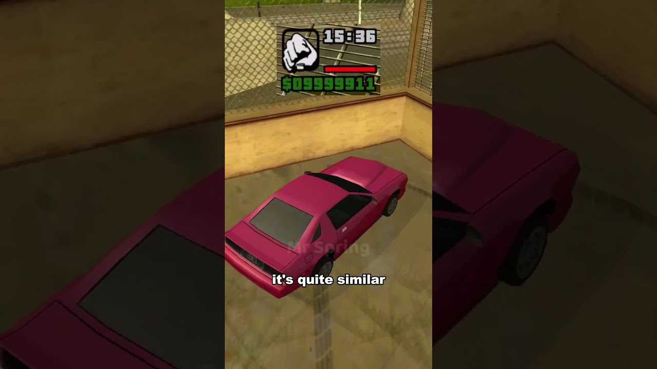 IF YOU GET STUCK BETWEEN A CAR AND A WALL IN GTA GAMES