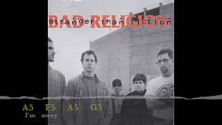 Backing track - Bad Religion - Better off dead  (LYRICS AND CHORDS)