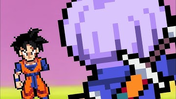 Mirai Gohan vs Mirai Trunks - Sprites animation