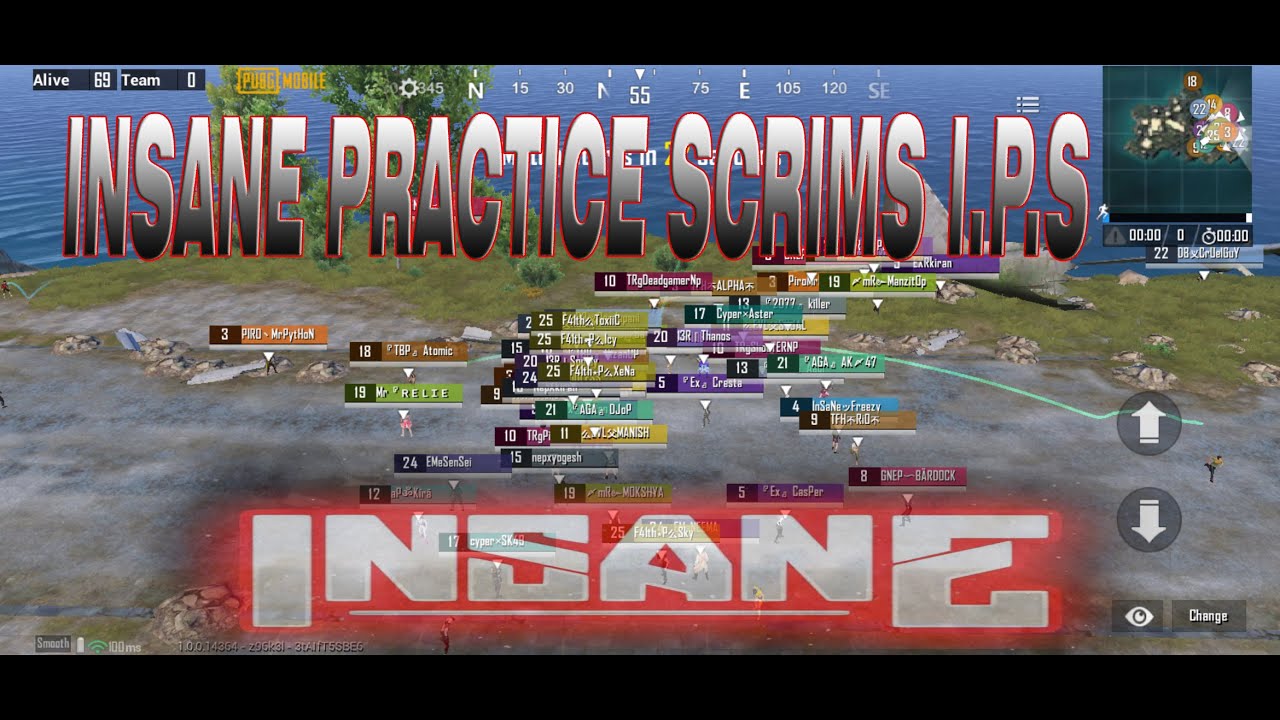 InSane Practice Scrims (I.P.S)@9pm Live PUBGM Scrims!! || Custom Rooms||