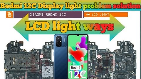 Redmi 12C Display light not working problem jumper solution|#thesoilboy