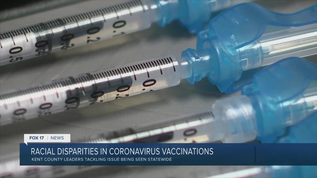 Racial disparities in coronavirus vaccinations - YouTube