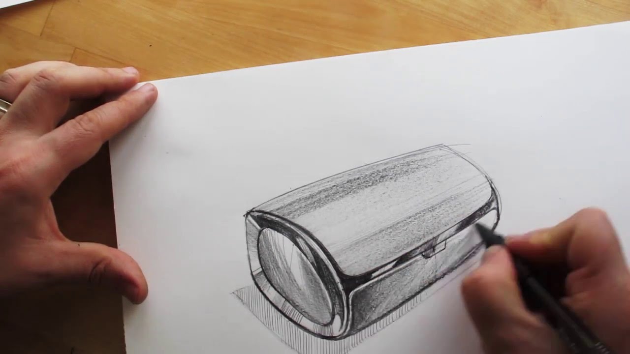 How To Draw Speaker Step By Step Easily  YouTube