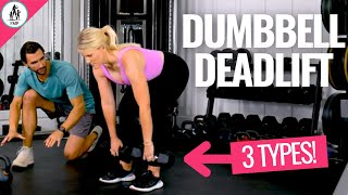 3 Types Of Dumbbell Deadlift - Form and Technique