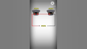 Speaker series wiring #Shorts #electronics #diy