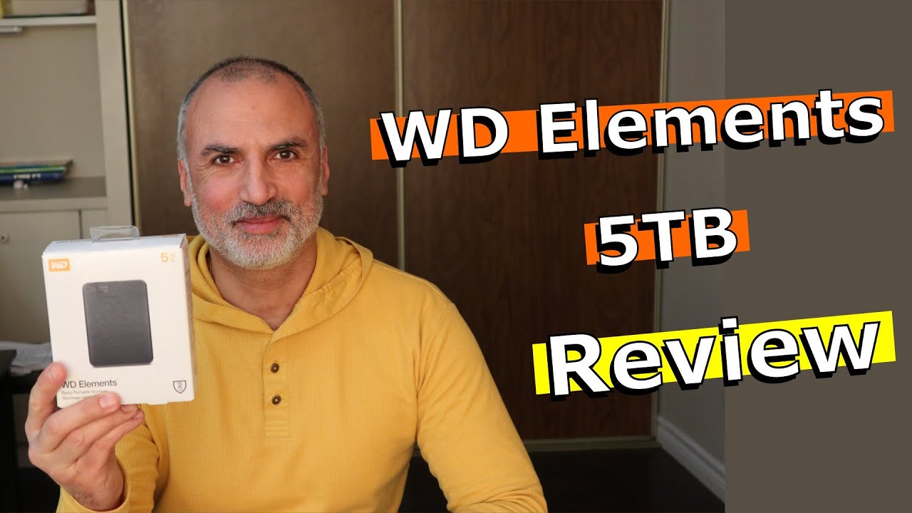 WD Elements external hard drive speed test & review -
