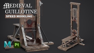 Medieval Guillotine | Autodesk Maya + Substance 3D Painter