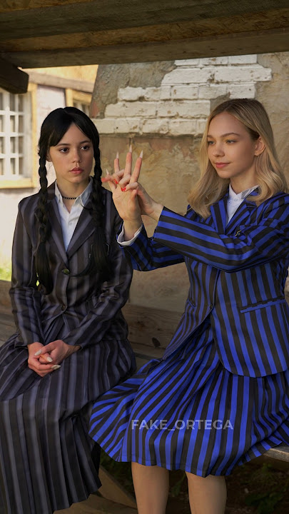 Magic fingers🤌 #enid #jennaortega #fakeortega #wednesday #netflix #shorts