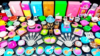 7 Minutes Satisfying with Unboxing Hello Kitty Sanrio Kitchen Set | Tiny ASMR Amazing Kitchen set