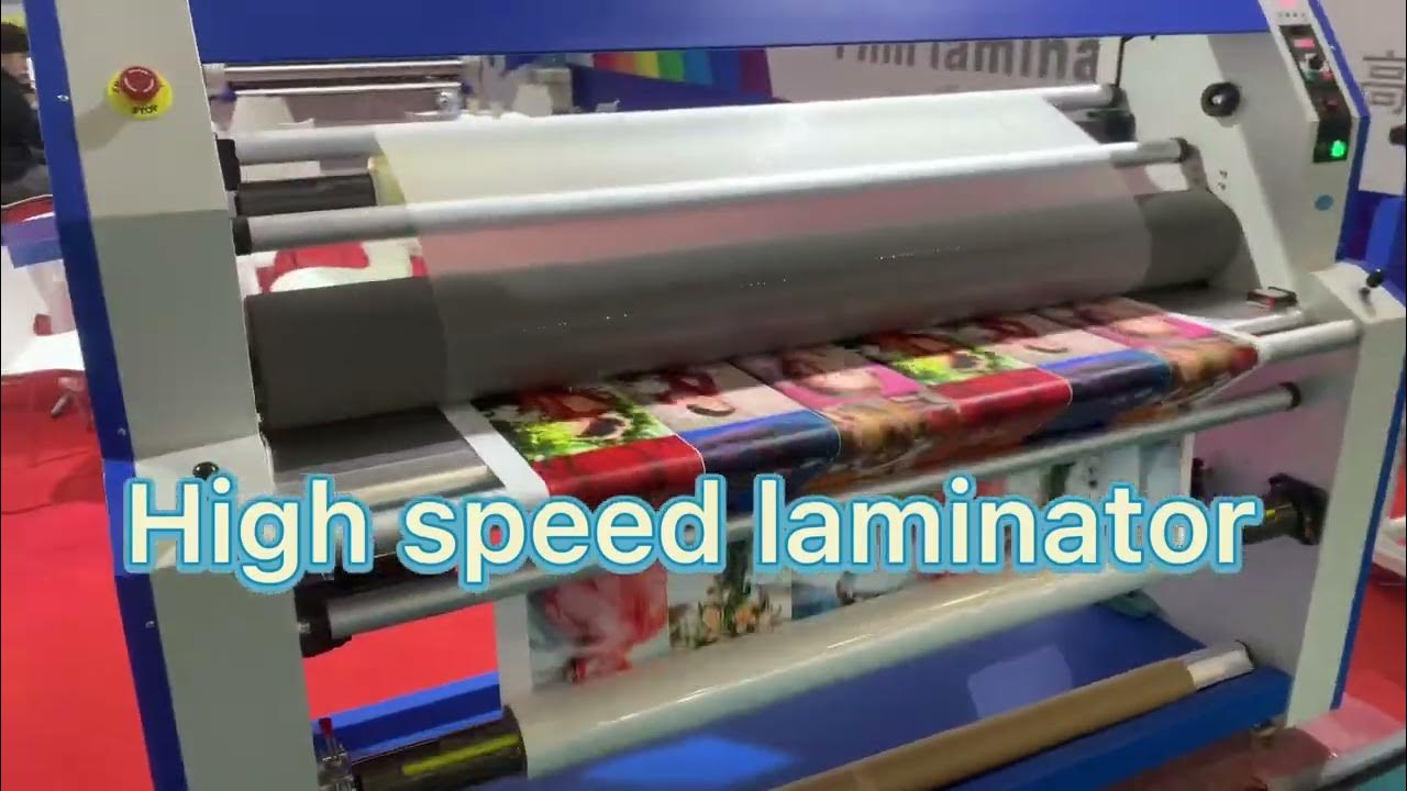 Automatic roll to roll high speed vinyl laminator laminating machine 