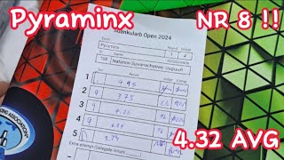 Official Pyraminx 4.32 PR AVG NR 8 !! | Suankularb Open 2024