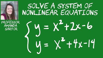 Solve a System of Non-Linear Equations