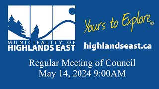 Regular Meeting of Council, May 14, 2024