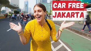No Cars in Jakarta Indonesia 🇮🇩 Car Free Day screenshot 5