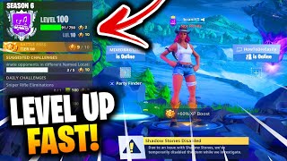 How To Level Up Fast In Fortnite Season 6 Level 100 Tier 100 Fast Tips And Tricks In Fortnite