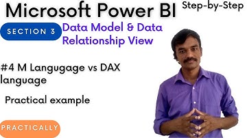 #26 M Language vs DAX |  Power BI Full Course | Power BI Tutorial for Beginners|Step-by-step