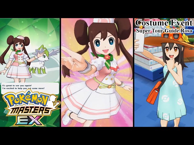 ◓ Pokémon Masters EX: Evento 'Super Tour Guide Rosa' estreia Sync Pair de  Rosa & Shaymin