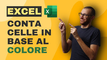 Excel: CONTA.SE e SOMMA.SE in base al colore con una formula personalizzata o UDF