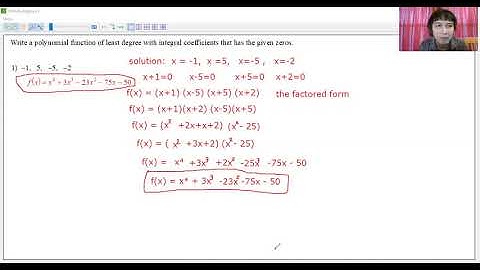 Writing Polynomial Functions from Complex Roots by LELAND  A.  ALEJANDRO