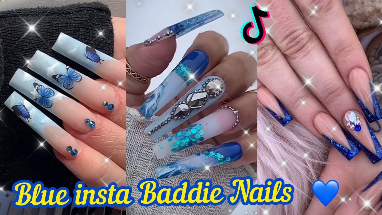 2. "How to Achieve the Perfect Trendy Baddie Acrylic Nails at Home" - wide 7
