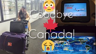 Goodbye, Canada! Hello Philippines!