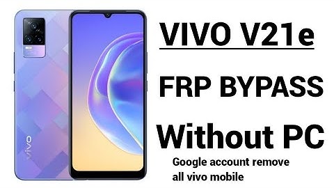 Vivo V21e FRP Bypass | All Vivo Mobile Google Account Remove | Withdraw PC | All time facts world