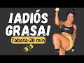 ¡Quema Calorías Rápido! Rutina de Cardio Tabata de 20 Minutos 🔥