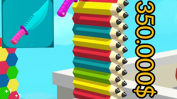 Slice It All - New Knife Skin 350.000$ Android ios (Levels 300 - 305 )