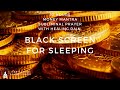 MANIFEST MONEY IN YOUR SLEEP || 10 Hours of MONEY MANTRA Subliminal + Healing Rain || BLACK SCREEN