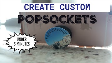CREATE CUSTOM POPSOCKETS in UNDER 5 MINUTES!